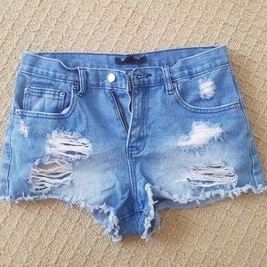 Forever 21 denim shorts